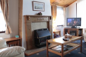 One of our comfortable lodges at Invercoe